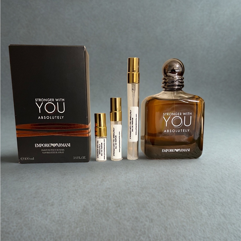 Emporio Armani Stronger With You Absolutely Cologne Decant Mens Sample 3-ml-10ml